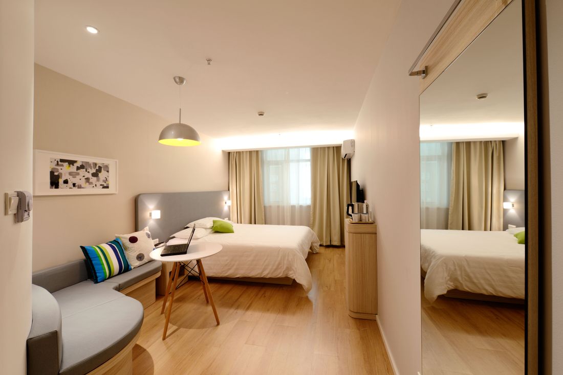 A quiet, private residential bedroom